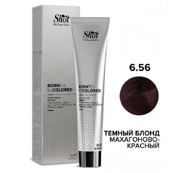 Sh BTB Colored 6.56 темный блонд махагоново-красный 100 мл