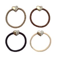 Резинка для волос "Резинка с сердечком" цвета в ассортименте LT-10328