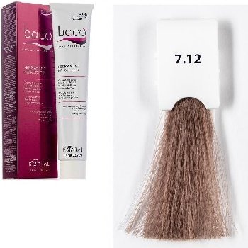 BZ 7.12 пепельно-фиолетовый блондин Крем-краска "Baco Color"100мл