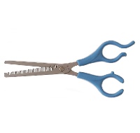 Ножницы S3-1085B голубые ручки филировочные