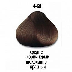 DT Краска д/волос 4-68 средний коричн.шокол.красный 60мл