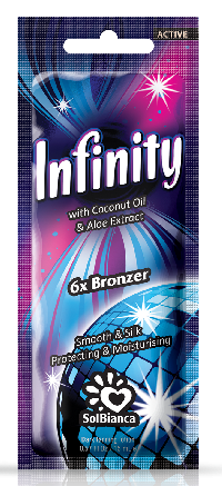 SolBianca Крем д/загара "Infinity"с маслом кокоса и экстрактом алоэ 6*bronzer ,15мл