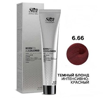 Sh BTB Colored 6.66 темный блонд интенсивно-красный 100 мл