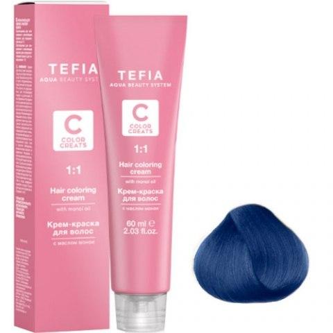 0.10 Крем-краска для волос с маслом монои, синий,60 ml линия Color Creats