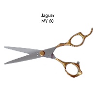  Ножницы "Jaguar" MY-60 прямые 6.0 "золотистые ручки"