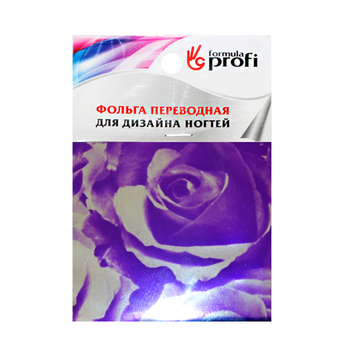 ФП Фольга переводная "Розы" фиолетовая 6*12 см