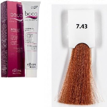 BZ 7.43 медно-золотистый блондин Крем-краска "Baco Color"100мл