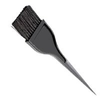 Кисть для окрашивания узкая черная мини