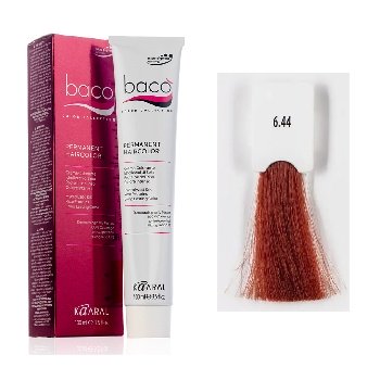 BZ 6.44 темный интенсивный медный блондин Крем-краска "Baco Color"100мл