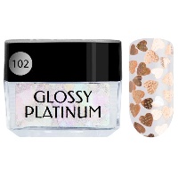 Гель-лак Glossy Platinum, №102 Heart Eyes, 5 мл
