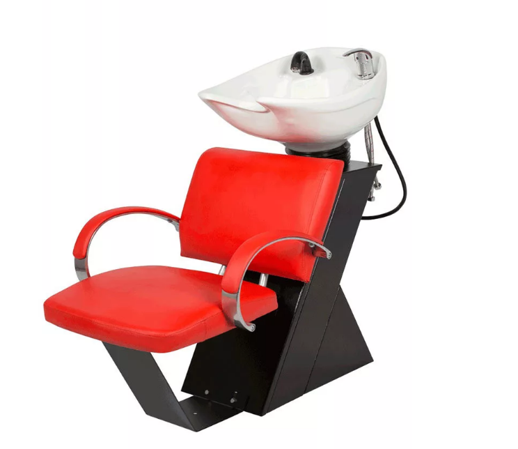 Парикмахерская мойка Дасти с креслом Калибра Люкс
