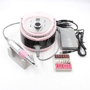 Машинка для маникюра ZS-606 30000 об.мин. Белый/Розовый