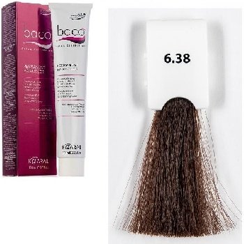 BZ 6.38 темный золотисто-коричневый блондин Крем-краска "Baco Color"100мл