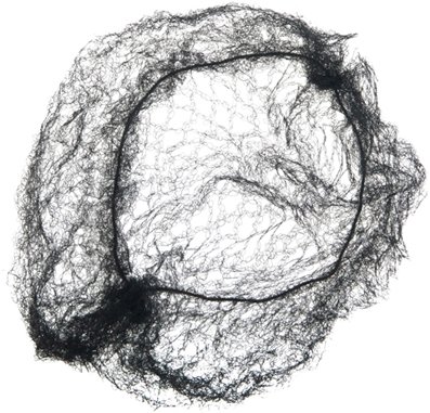 Dewal СЕ050 Сеточка - паутинка малая черная 2 шт. 