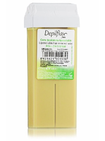 Depilflax Воск для депиляции в картридже 110 гр. - Аргана (Argan Oil) ср. плотность