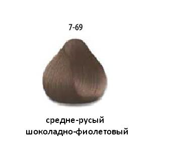 DT Краска д/волос 7-69 средний русый шоколадно-фиолет.60мл