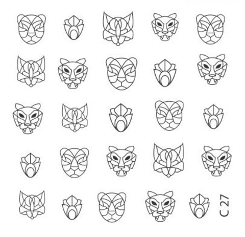 Слайдер-дизайн графический "Животные" С27