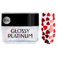 Гель-лак Glossy Platinum, №098 Heart Eyes, 5 мл