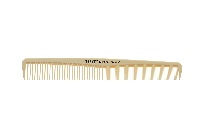 Расческа рабочая 23,5 см для стрижки комбинированная "Silicon line", 