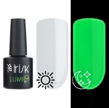 IRISK Топ люминесцентный без липкого слоя Lumi Top, 10 мл (01 Глянцевый)