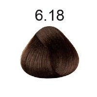 360 Перманентный краситель 6.18 темный блондин пепельно-коричневый 100 мл