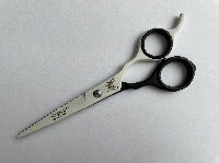 Ножницы Kingling  6,5, прямые, черно-белые