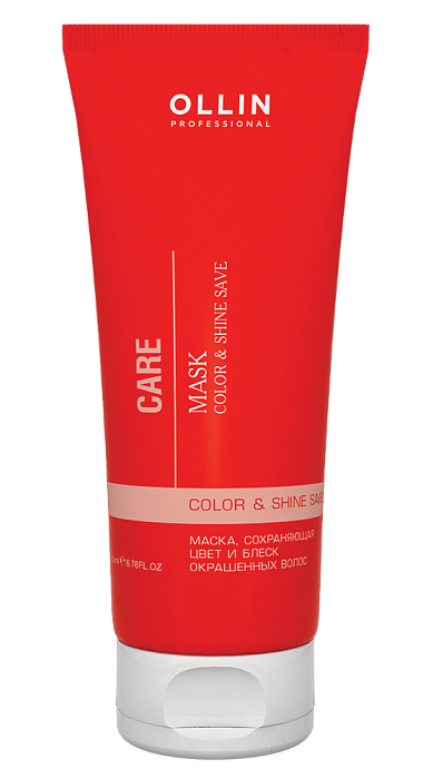 OLLIN CARE Маска сохраняющая цвет и блеск окрашенных волос 200мл/Color&Shine Save Mask
