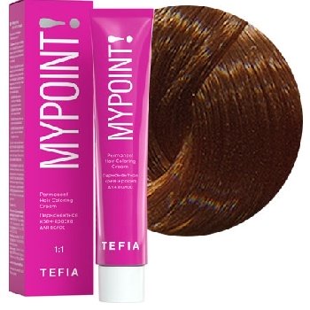 MYPOINT 7.48 блондин медно-коричневый. Перманентная крем-краска для волос, 60 мл