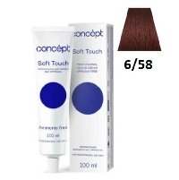 Concept Soft Touch 6.58 Средний красно-перламутровый блондин 100мл 