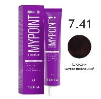 DEMI Гель-краска д/волос тон в тон 7.41 блондин медно-пепельный, 60 мл