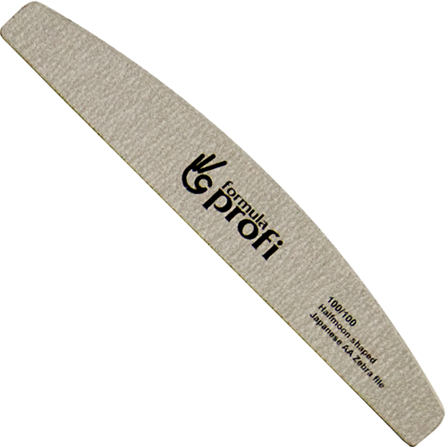 ФП Пилка профессиональная полумесяц "Зебра" 100/100