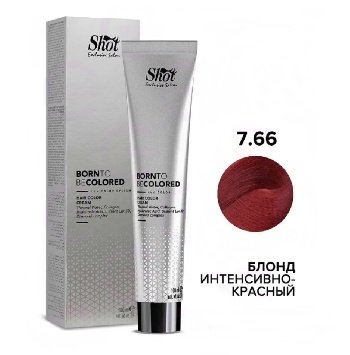 Sh BTB Colored 7.66 блонд интенсивно-красный 100 мл