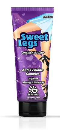 SolBianca Крем д/загара "Sweet Legs"для ног с маслами кофе и Ши 8*bronzer ,туба 125мл