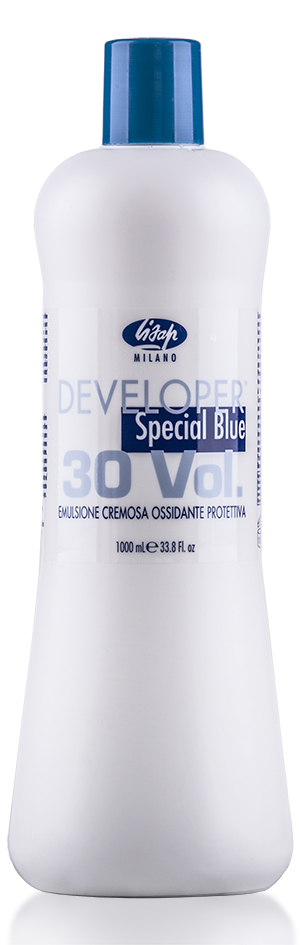 Оксидант-лосьон,нейтрализующий желтизну 9%-Developer Special Blue 30vol,1000мл LISAP