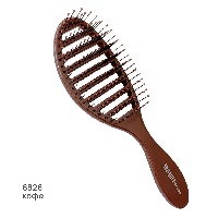 SIMPARTY  Щётка массажная продувная, кофейная  8826