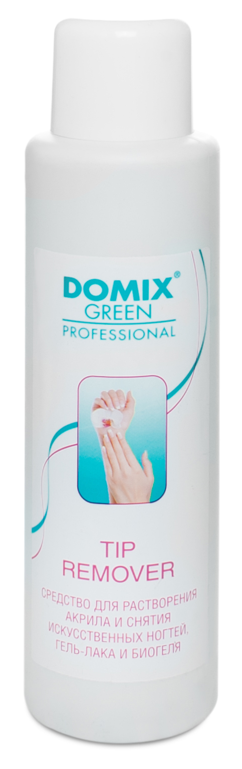 DOMIX Жидкость для снятия лака и акрила с натуральных поверхностей и кистей 500 мл. 
