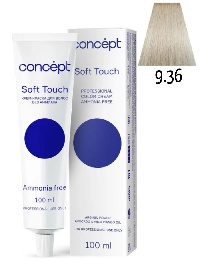 Concept Soft Touch 9.36 Очень светлый блондин золотисто-фиолетовый 100 мл