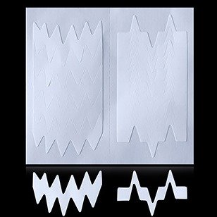 Одноразовый трафарет д/дизайна ногтей №16