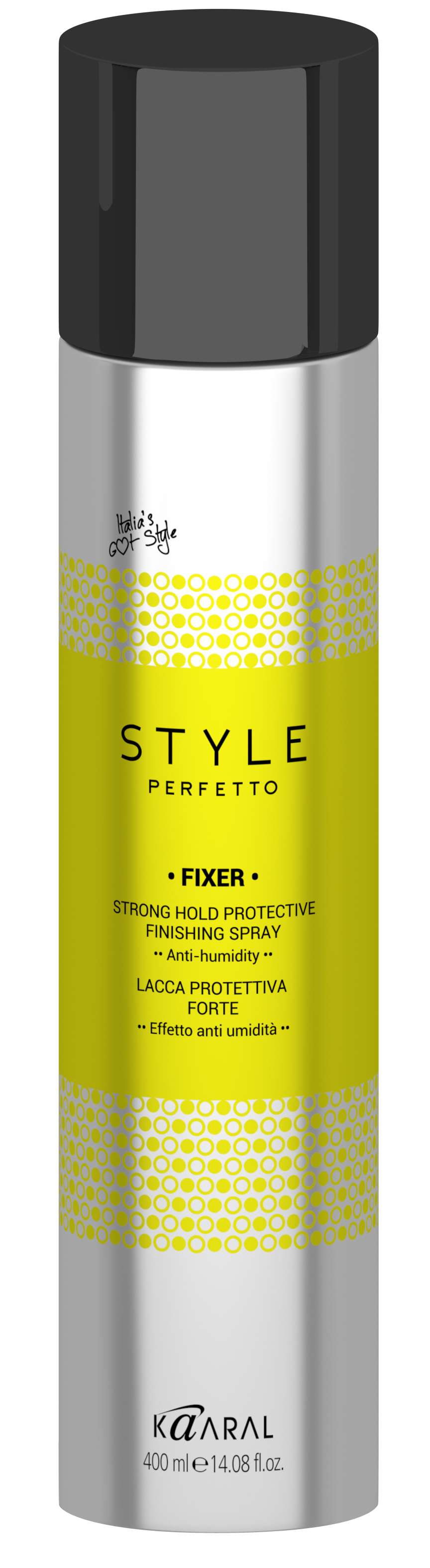 Style Perfetto  Защитный лак д/волос сил. фикс.400мл Fixer Strong Hold Protective Finishing Spray.