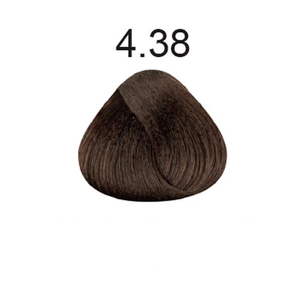 360 Перманентный краситель 4.38 золотисто-коричневый каштан 100 мл