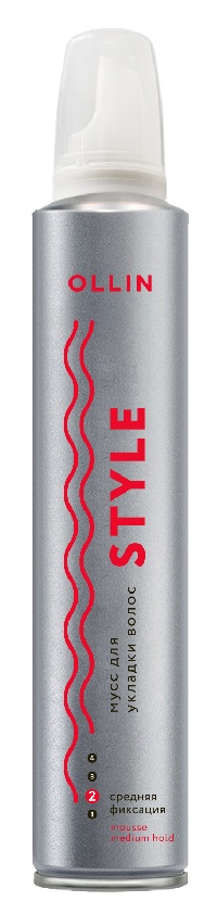 OLLIN STYLE Мус для укладки волос сильной фиксации 250г