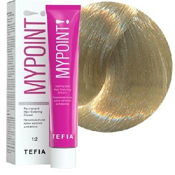 MYPOINT 117 специальный блондин пепельно-фиолетовый. Перманентная крем-краска для волос, 60 мл 