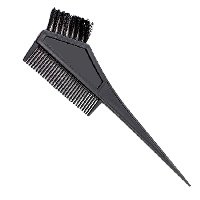 Кисть для окрашивания с расческой черная (эконом)