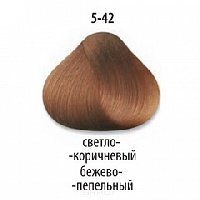 DT Краска д/волос 5-42 светлый коричн.бежев.пепельный 60мл