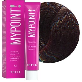 MYPOINT 4.7 брюнет фиолетовый. Перманентная крем-краска для волос, 60 мл 