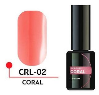 Гель-лак CORAL №02, 5 мл