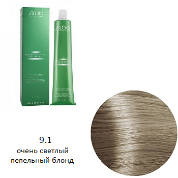 S 9.1 Крем-краска д/волос с экстрактом женьшеня и рисовыми протеинами линии Studio,100мл