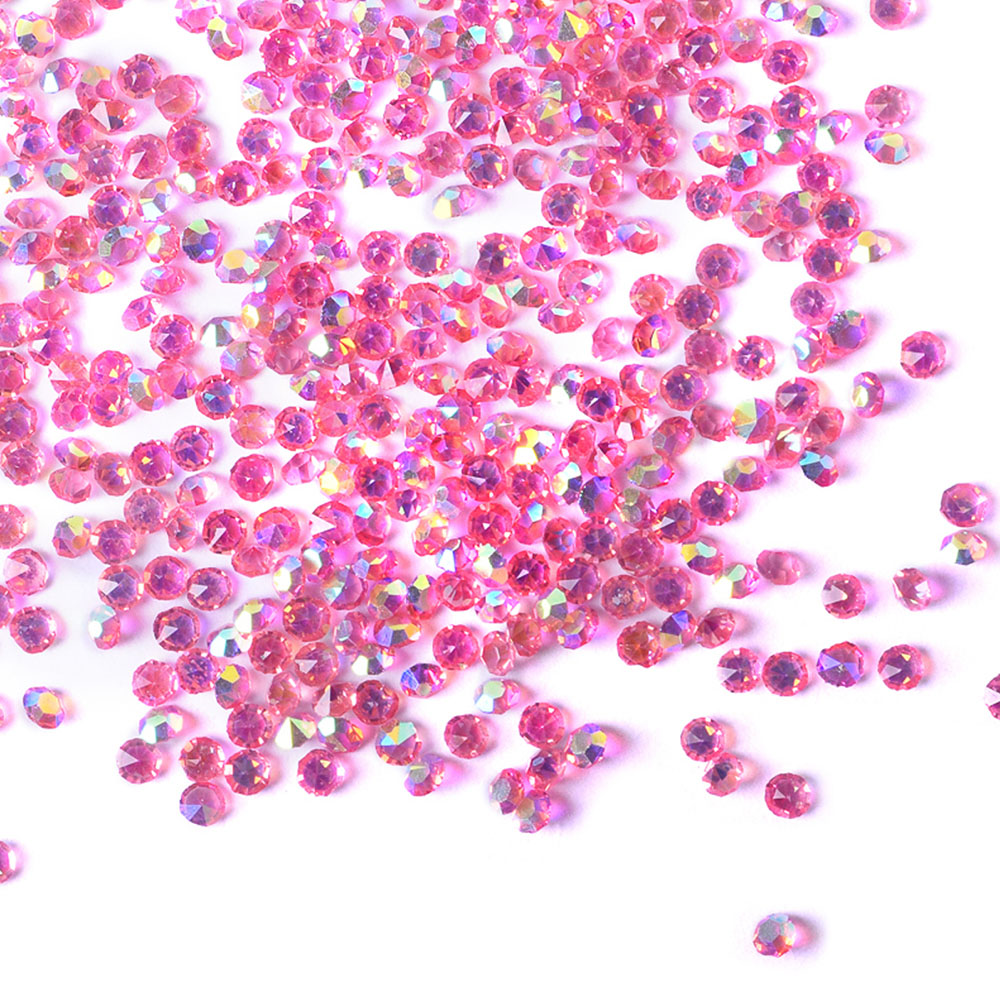 Дизайн TNL - Хрустальная крошка 1440 шт. голографик №4 (розовая) 