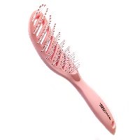 SIMPARTY  Щетка вогнутая продувная, розовая  8624