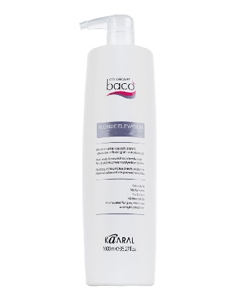 Baco Blonde Elevation Shampoo Шампунь дающий блеск волосам и тонирующий седые  1000мл